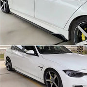 Gloss Black Side Skirt Extension Set for BMW E92
