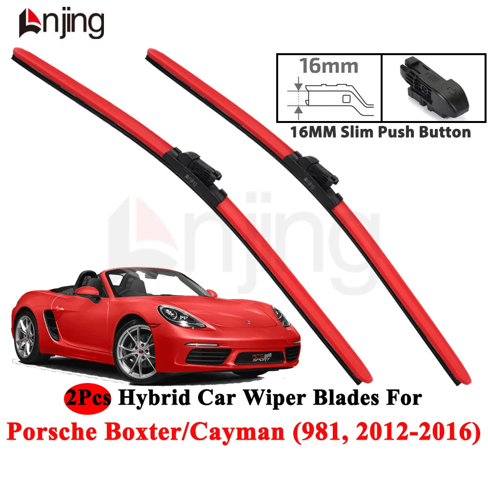 Windshield Wiper Blade Set for Porsche Boxster Cayman 981 2012-2016
