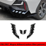 Rear Bumper Diffuser for Honda Civic FK4/FK7 Hatchback 2016-2021