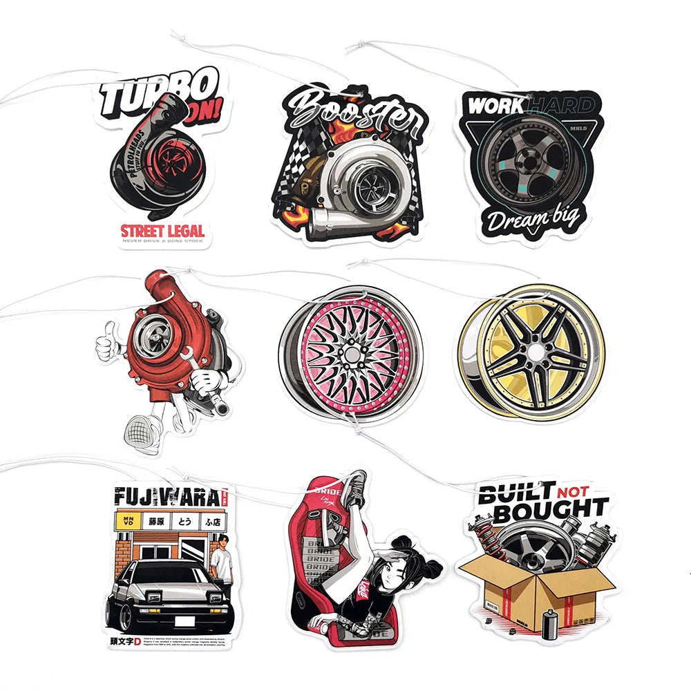 Anime-Style Hanging Car Air Freshener