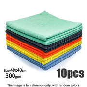 300 GSM Microfiber Cleaning Towels, 40 x 40 cm