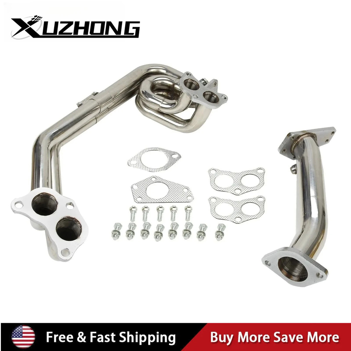 For 2008-2014 Subaru Impreza WRX STi GE GH GR GV 2.0L 2.5L EJ20 Exhaust Header