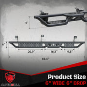 Running Board Set for 2007–2018 Jeep Wrangler – 4 Door