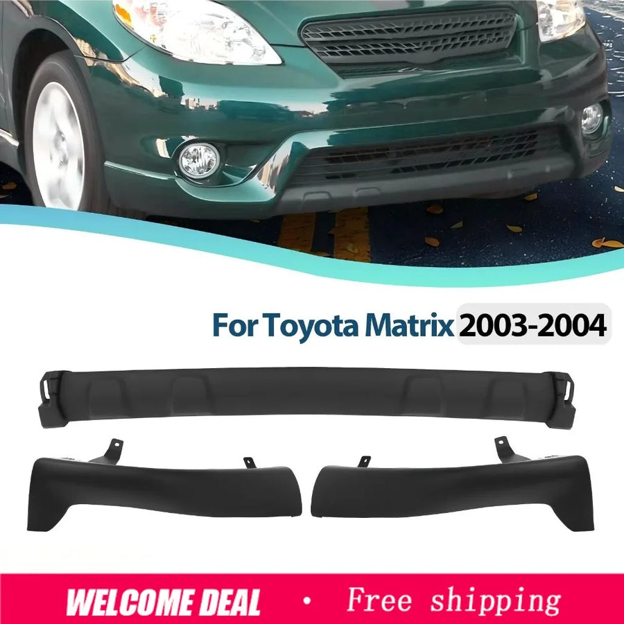 Primed Front Lower Valance Set for 2003–2004 Toyota Matrix XR/XRS