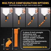 20-Piece Spill-Free Radiator Coolant Funnel Kit