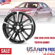 1PCS New 19 Inch Car Machined Black Alloy Wheel Rim Durable for Toyota Camry Xse Car 2018-2020