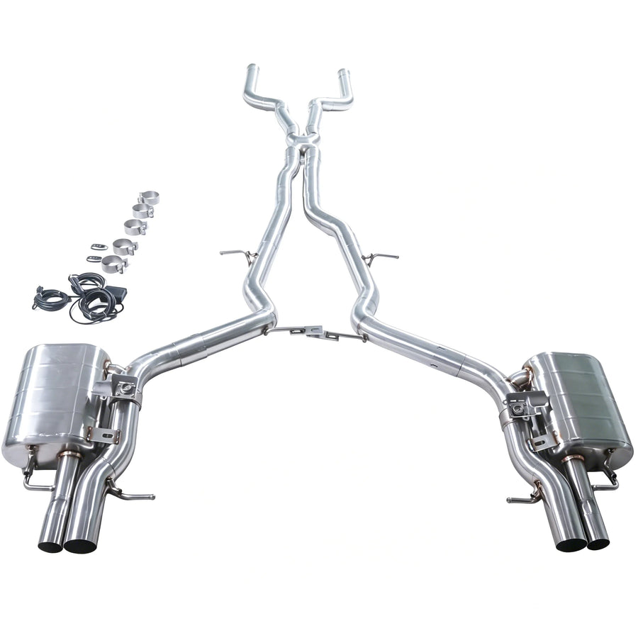 304 Stainless Steel Catback Valvetronic Exhaust System for Mercedes-Benz Amg 4.0T 2019-2023 Valve