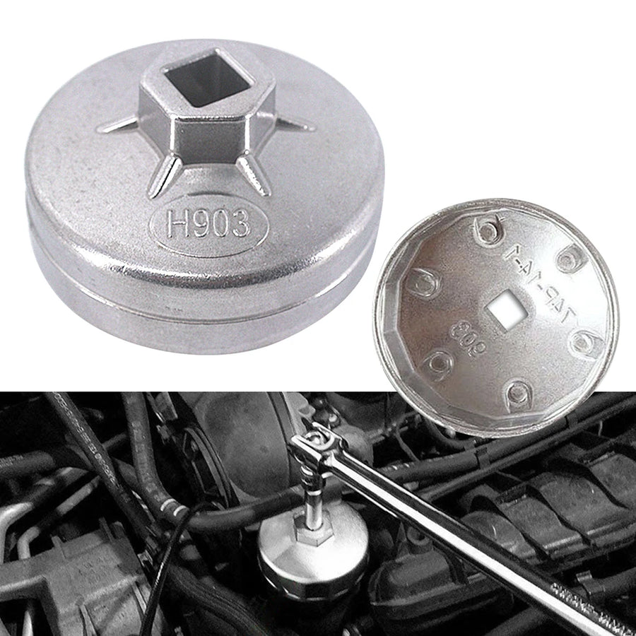 Mercedes-Benz 74mm 14-Flute Aluminum Oil Filter Cap Wrench