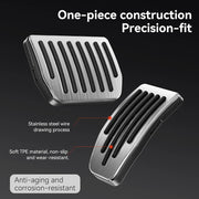 Alloy Accelerator and Brake Pedal Cover Set for Tesla Model 3/Y 2019-2026