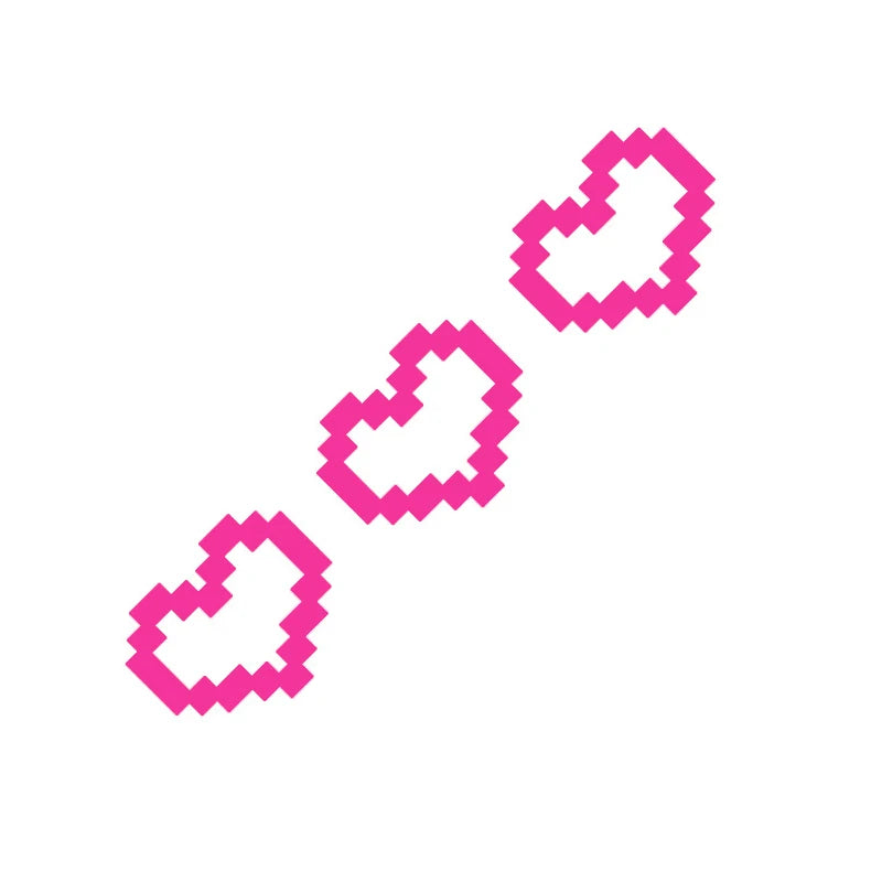 6cm Love Heart Car Window and Bumper Decal