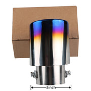 Universal Stainless Steel Exhaust Tip, 3-Inch