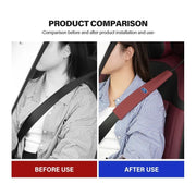 2-Piece Ford Suede-Look Seat Belt Shoulder Pads – 6 Colors