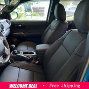 Front & Rear Seat Cover Set for 2016–2023 Toyota Tacoma Double Cab