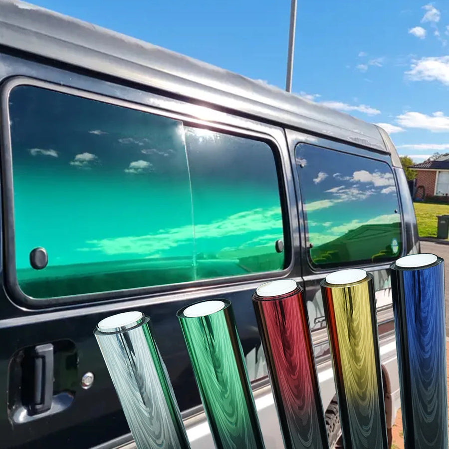 Gradient Color Automotive Window Film – Multiple Colors & Sizes