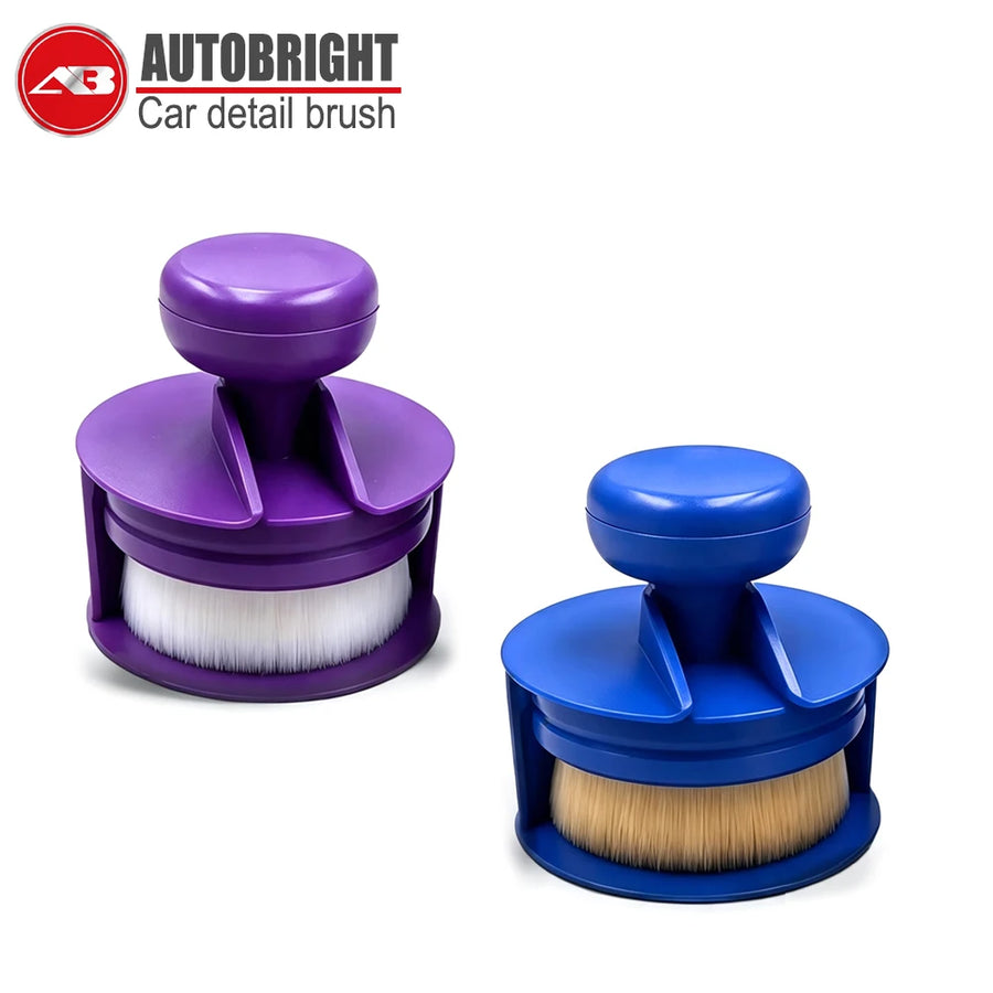 Stamp-Style Detailing Brush for Dusting & Tire Dressing