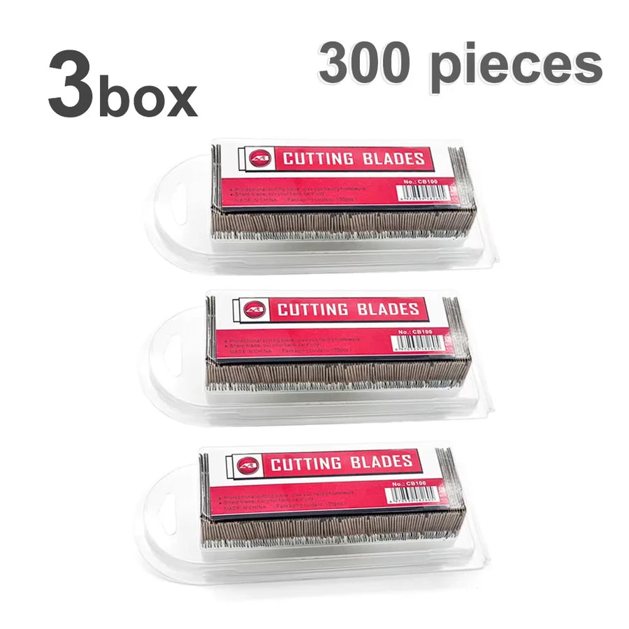 39 mm Replacement Razor Scraper Blades, 100 per Box