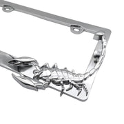 Scorpion-Design ABS License Plate Frames - Pair