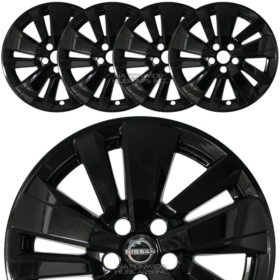 Black Wheel Skin & Hub Cap Set for 2022 Nissan Pathfinder