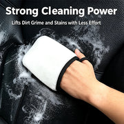 Double-Sided Microfiber Car Interior Cleaning Mitts