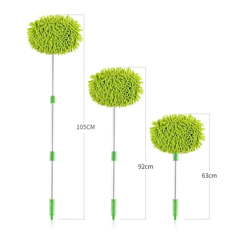 45-Inch Microfiber Car Wash Brush Mop Kit