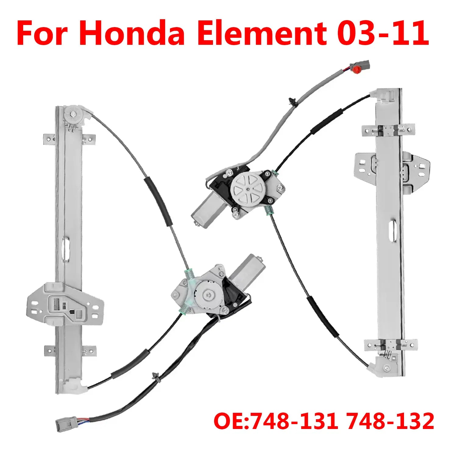 Front Power Window Regulator with Motor for 2003–2011 Honda Element