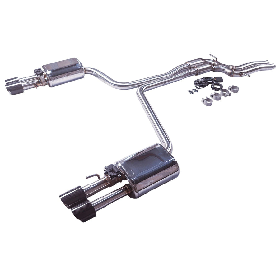 304 Stainless Steel Catback Exhaust System for Audi A7 2.8L V6 2012-2014