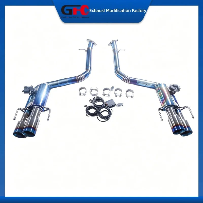 Titanium Alloy Valvetronic Exhaust Pipe for Lexus Gsf Rcf 5.0L 2014-2024