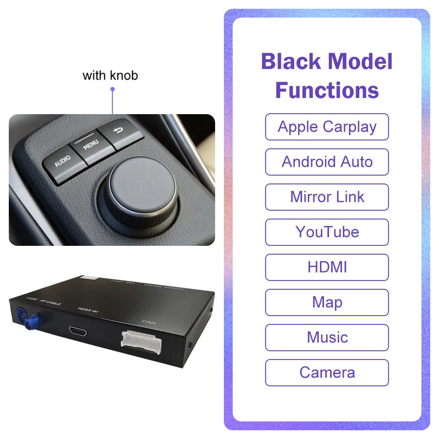 Wireless CarPlay and Android Auto Interface for Lexus 2014-2019