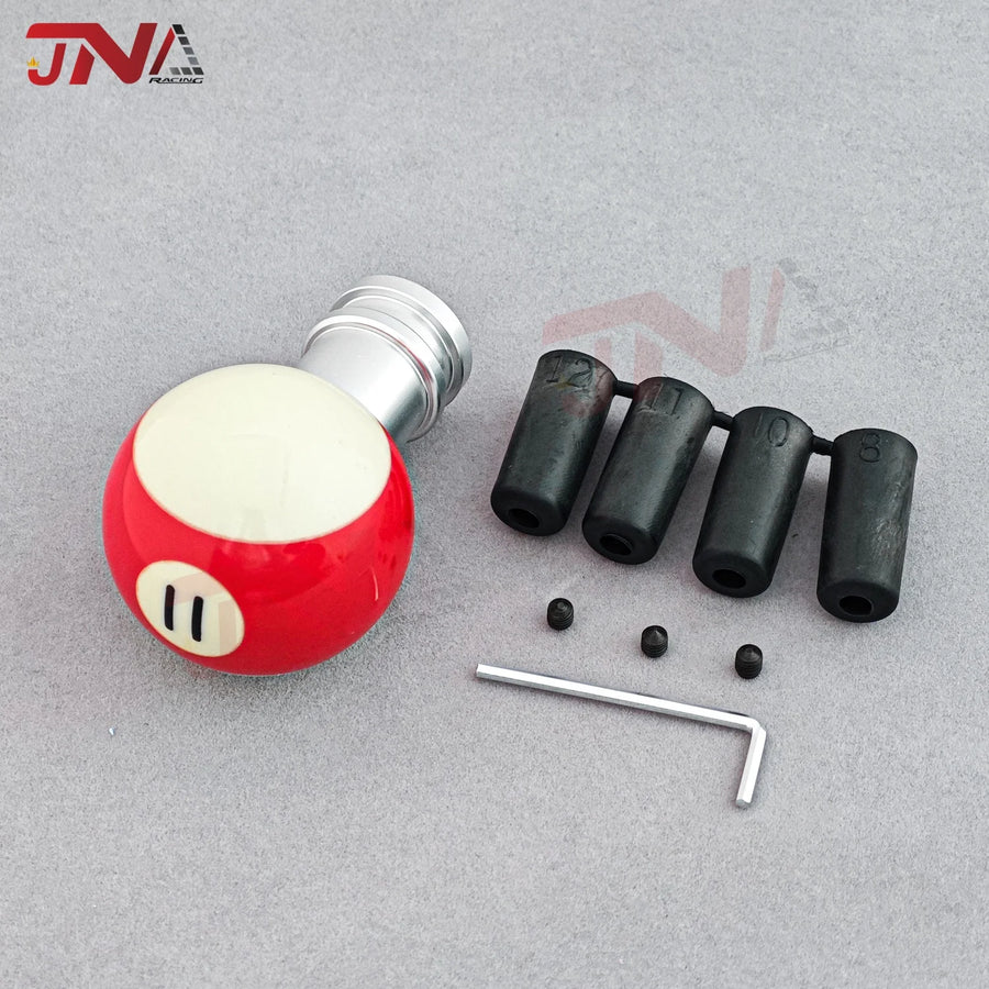 Number 1-15 Billiards Ball Design Shift Knob Universal Modified Sports Gear Stick Shifter Knob