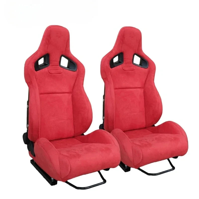 2-Piece Adjustable Racing Seat Set – PVC & Shell Options