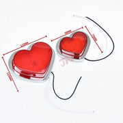 JDM Car Heart Shaped Marker Lamp 12V Small Heart Car Side marker Light