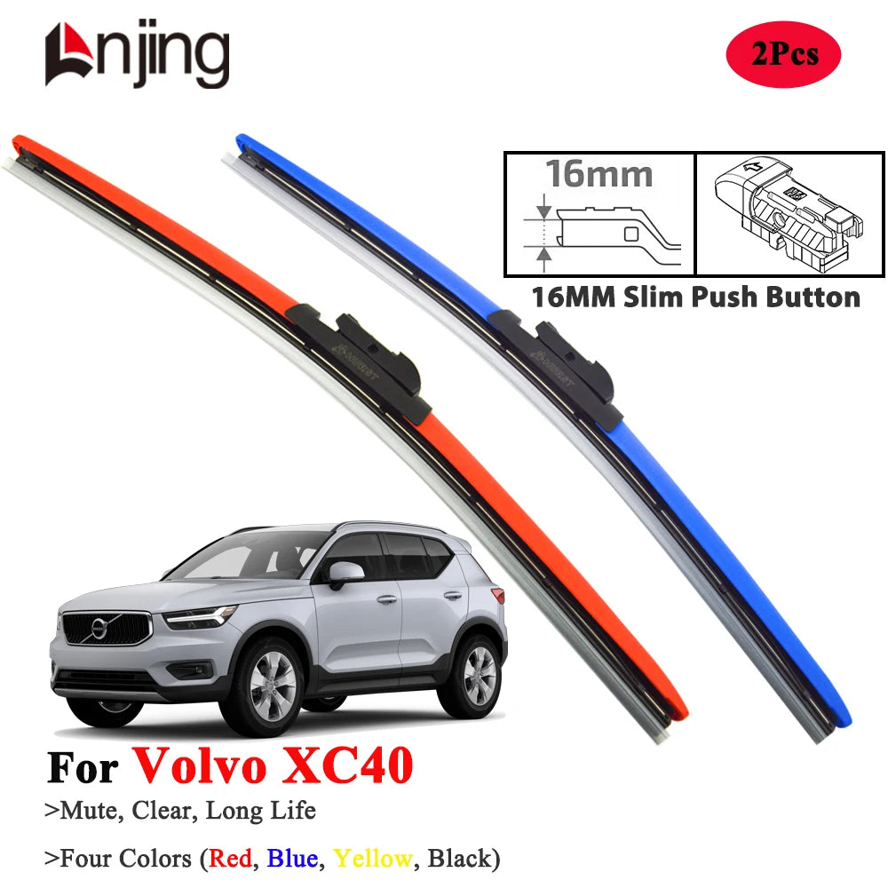 Windshield Wiper Blade Set for Volvo Recharge -Now and Newer XC40 2017
