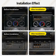 Retro 1-DIN Bluetooth Car Stereo with FM, AM, RDS, DAB, USB and AUX