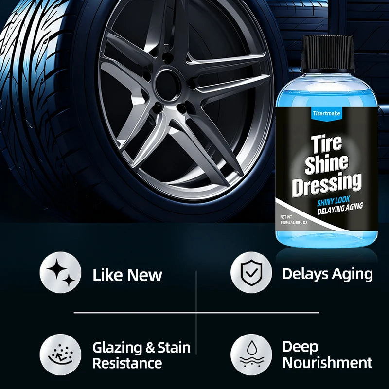 Wet-Look Automotive Tire Shine Dressing