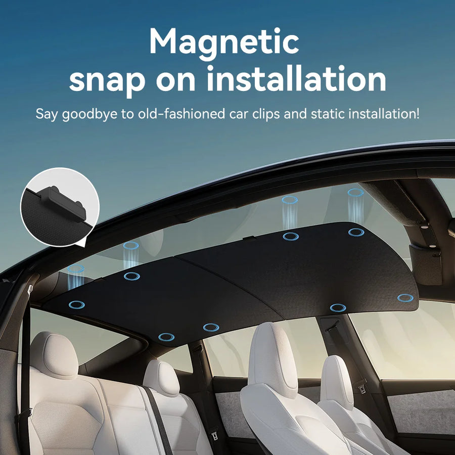 Panoramic Roof Sunshade for Tesla Model 3/Y Highland and Juniper 2025-2026