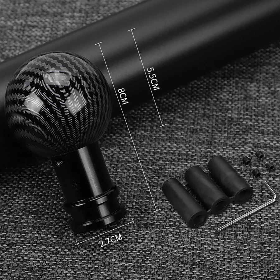 Universal Wood-Grain & Carbon-Fiber Shift Knob