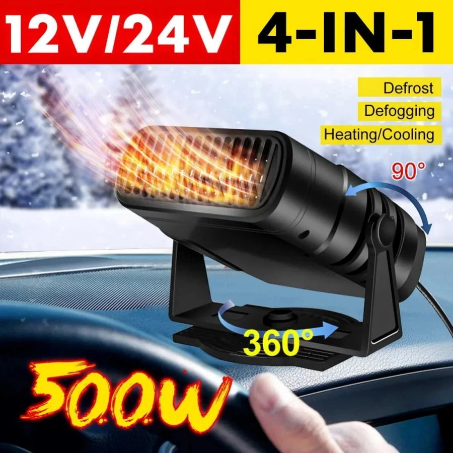 12V 24V 200W Portable Car Heater and Defroster