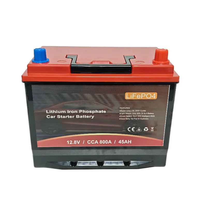 80D26/S95 12.8V LiFePO4 Automotive Battery - 45Ah, 75Ah or 100Ah