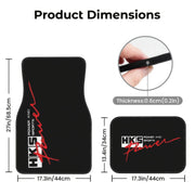 HKS Power and Sports 4-Piece Car Floor Mat Set