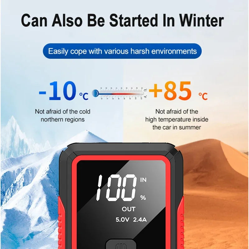 600A or 2000A 12V Portable Car Jump Starter and Power Bank