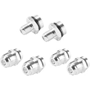 Cleanable 30 Micron Inline Fuel Filter AN6 AN8 AN10 with Bracket Universal Blue