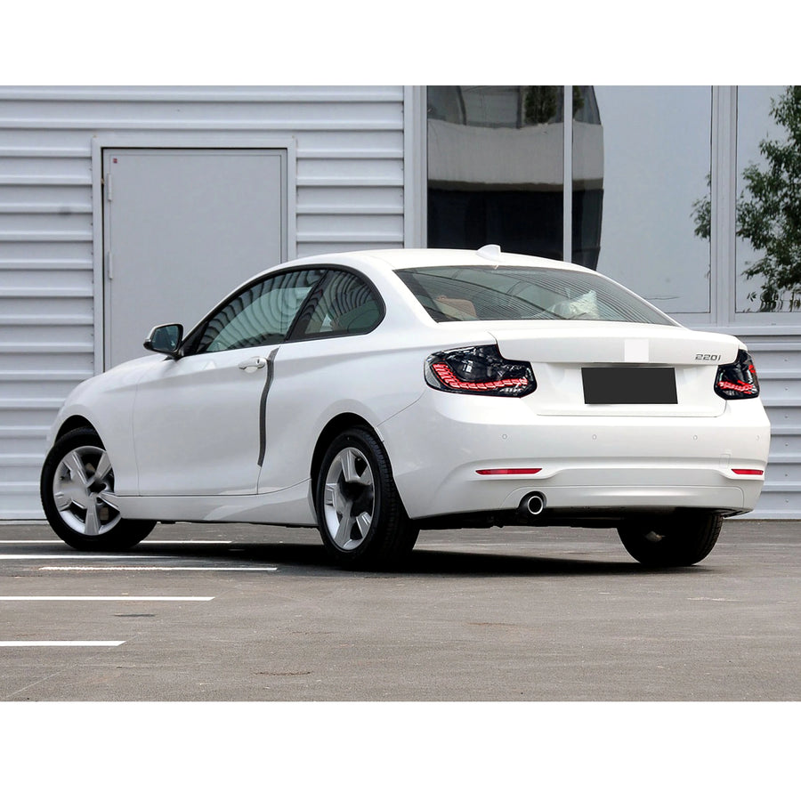 BMW 2 Series F22/F23/F87 GTS-Style LED Tail Light Pair – 2014–2020