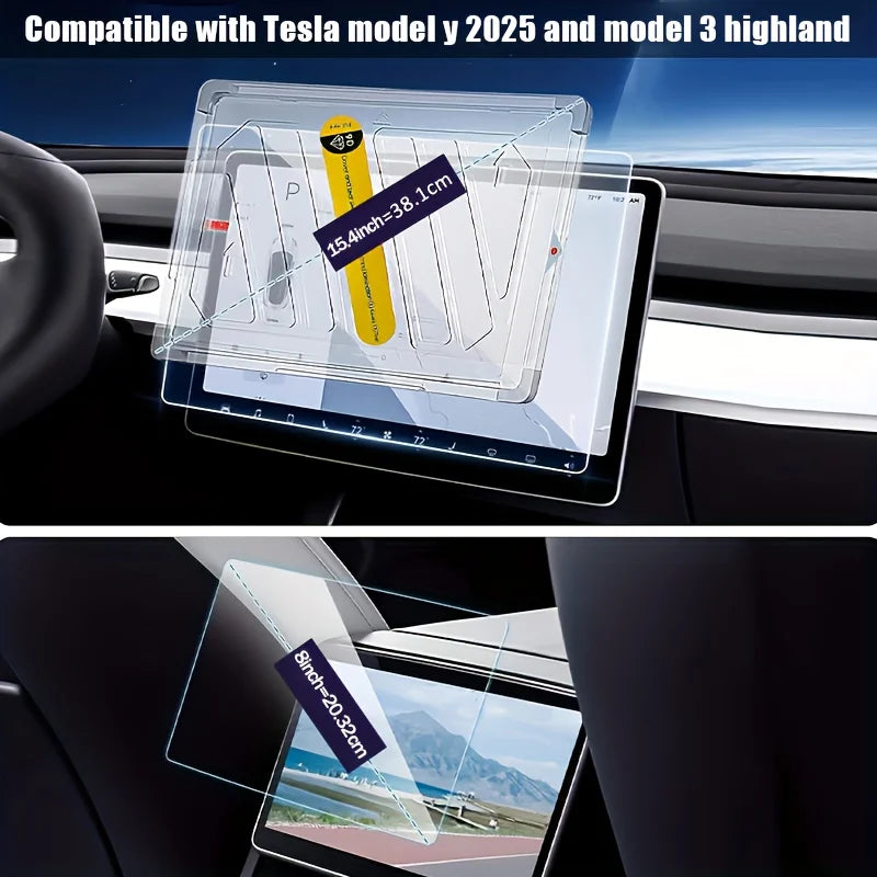 16-inch Center Touchscreen Tempered-Glass Screen Protector for Tesla Model 3/Y Highland and Juniper