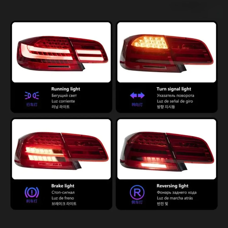 LED Tail Light Assembly Set for 2006–2013 BMW M3