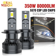 2-Piece H1/H4/H7/H11/9005/9006 LED Headlight Bulb – 6000K