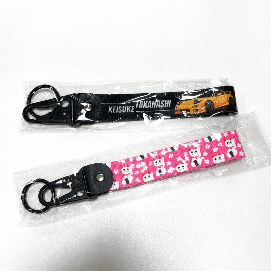Hokkaido-Style JDM Nylon Keychain Lanyard