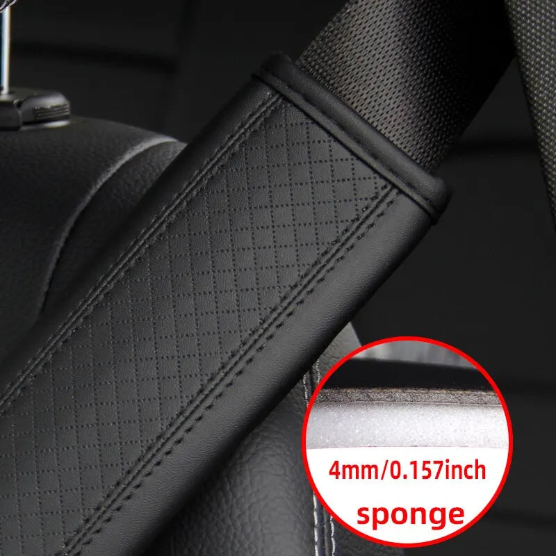 Seat Belt Shoulder Pad Set – PU leather