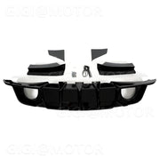 CMST-Style Matte Black Rear Diffuser for 2015–2023 Dodge Charger