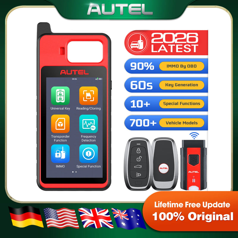 Autel MaxiIM KM100/KM100X Key Fob Programming and Immobilizer Tool