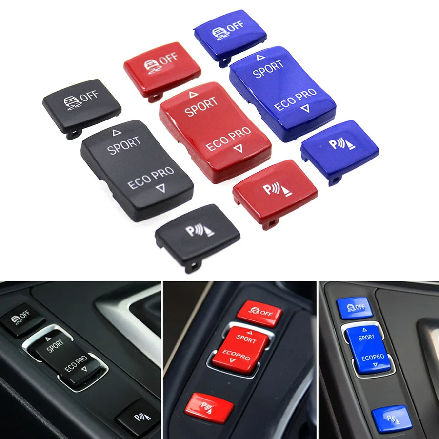 Car Console ESP Antislip Switch Sport Buttons Radar Sensor Key Cover for BMW 1 2 3 4 Series F20 F21 F30